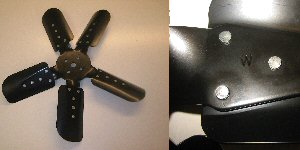 1969-70 NOVA FACTORY 5 BLADE FAN